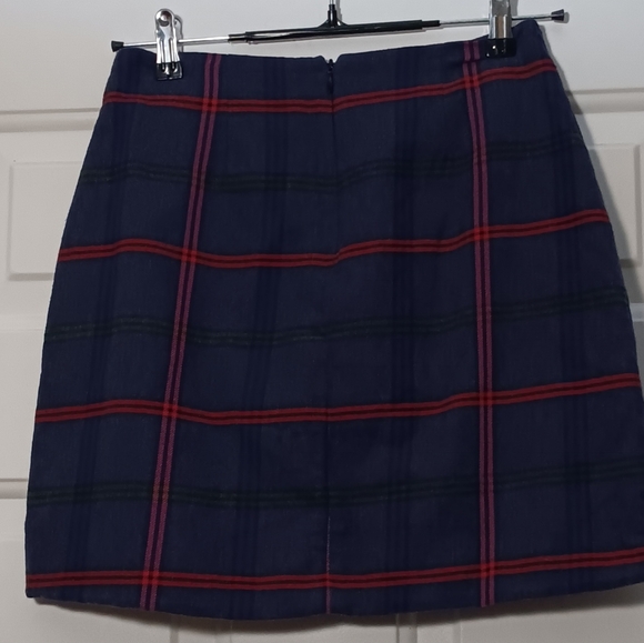 Lazy Oaf Getting Plaid mini skirt size 8 - Picture 5 of 7